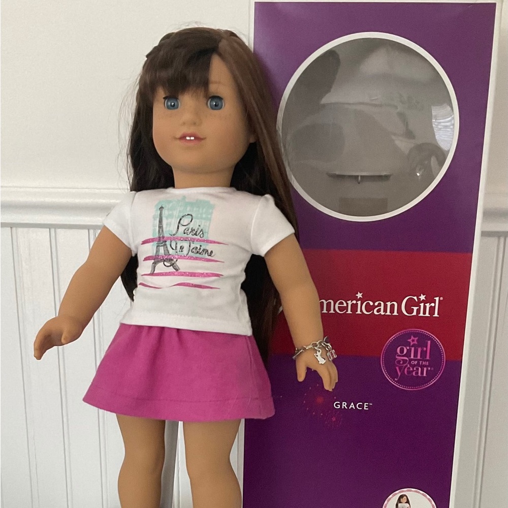 American Girl doll Grace Girl of the year. New in Original Box.